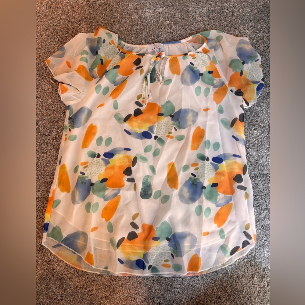 Colorful Abstract Women's Top